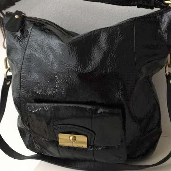 Coach Kristin Patent Leather Hobo / Crossbody Bag - Picture 3 of 17
